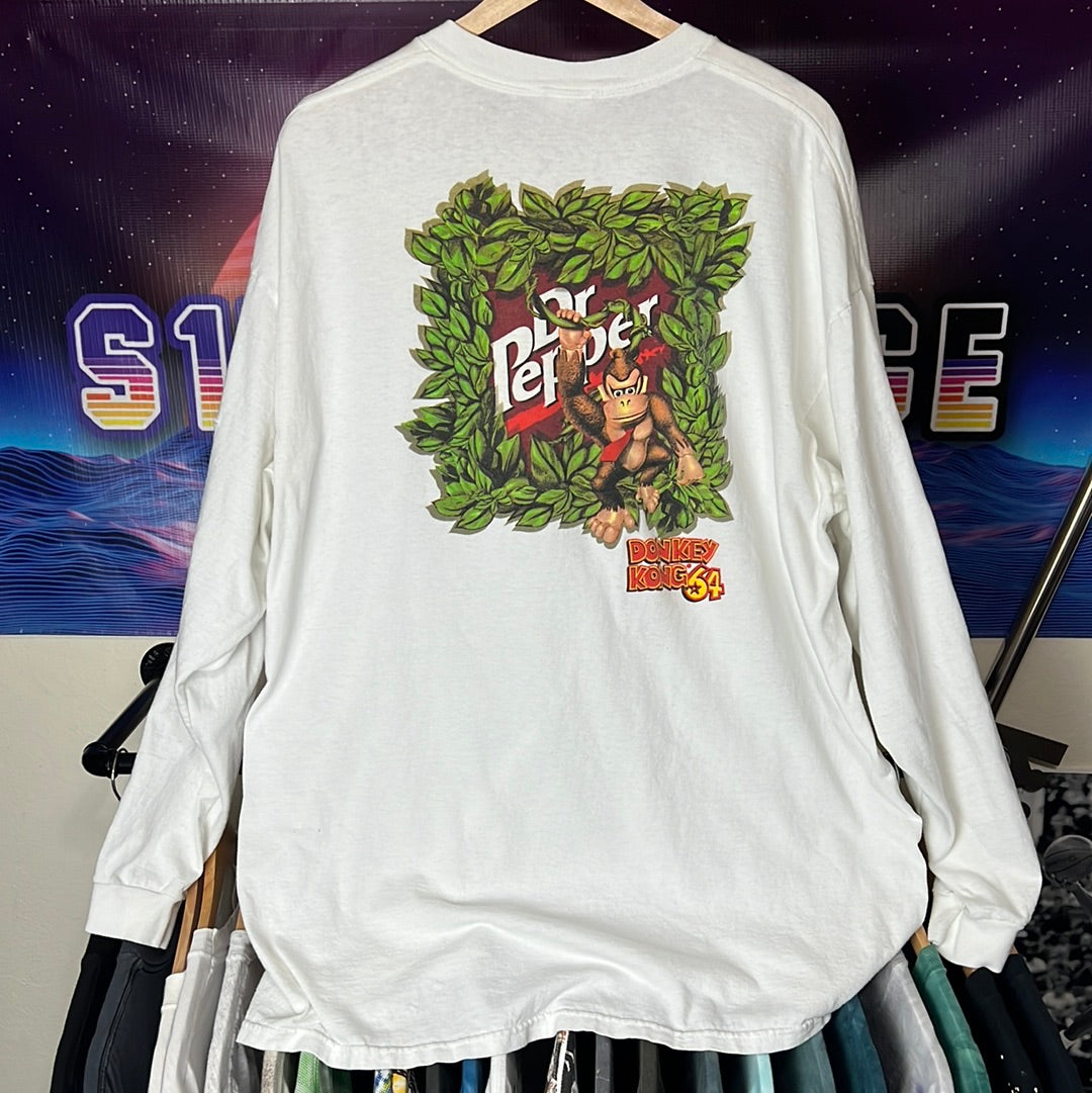 1999 Nintendo Donkey Kong 64 "Dr Pepper" 2XL