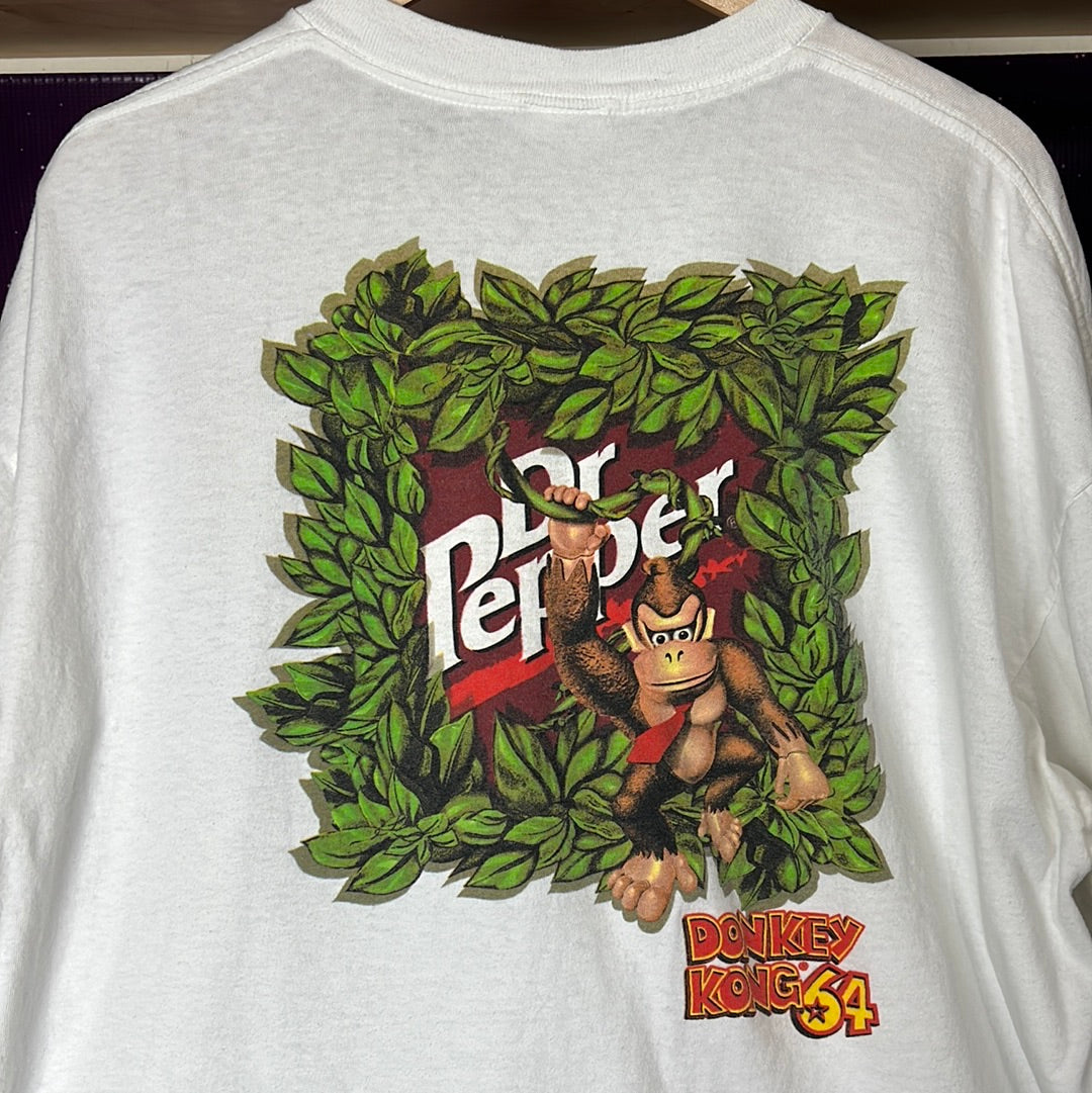 1999 Nintendo Donkey Kong 64 "Dr Pepper" 2XL