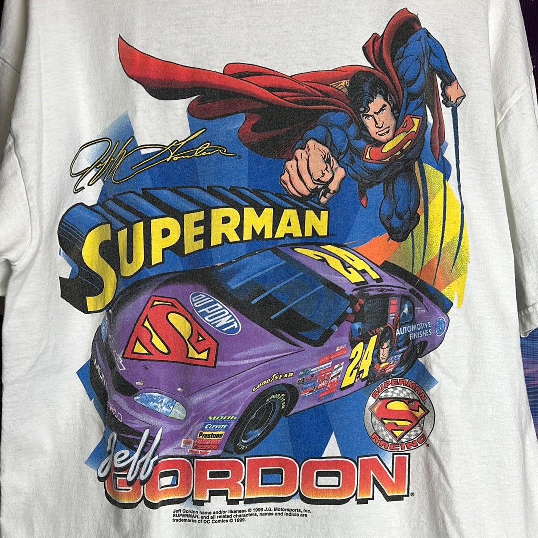 1999 Nascar Jeff Gordon x Superman L/XL