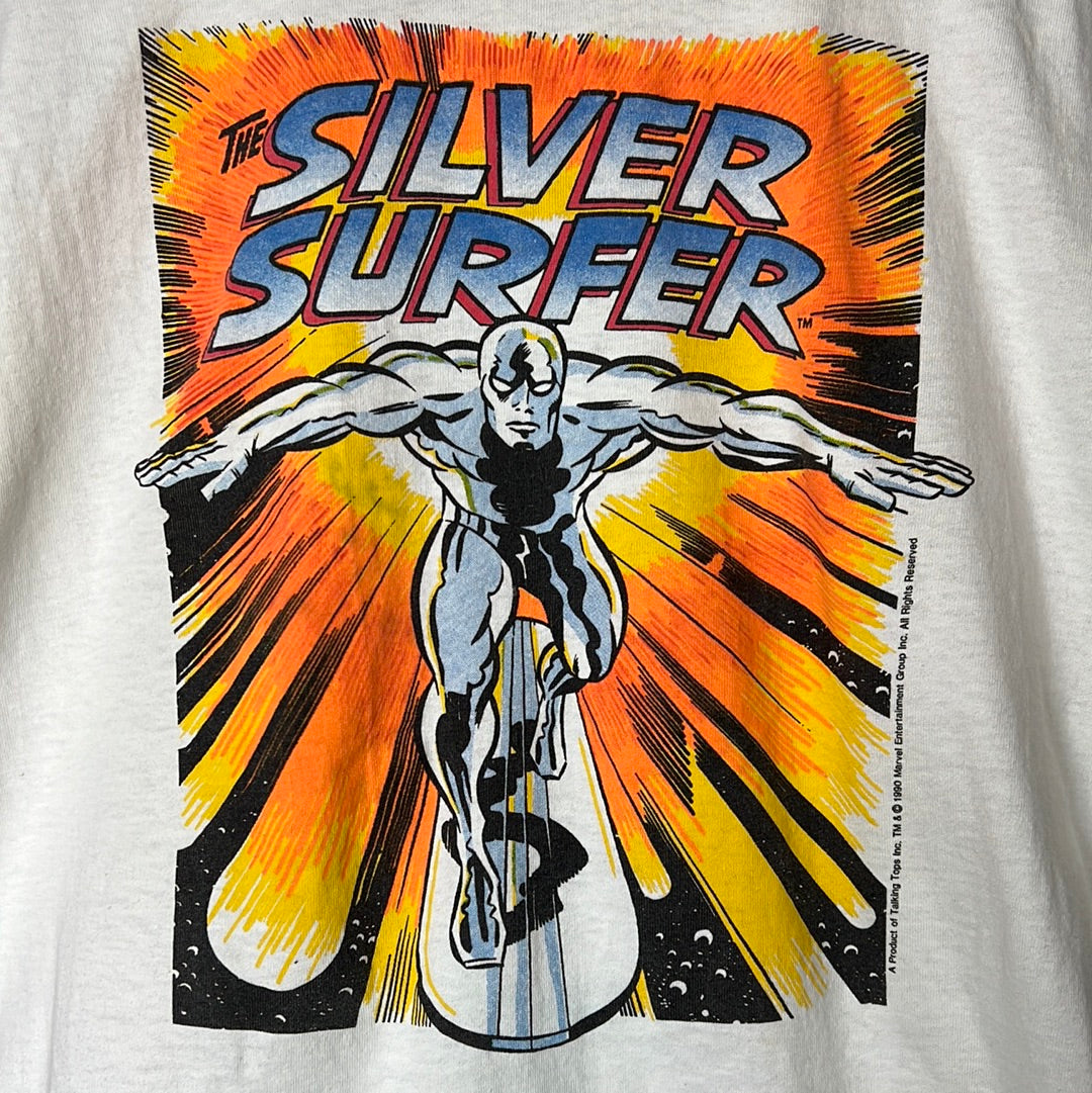 1990 Marvel "The Silver Surfer" Talking Tops Large