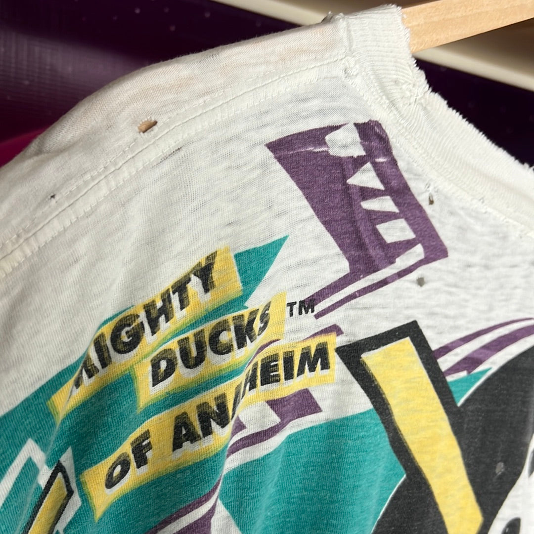 1993 Disney Mighty Ducks Magic Johnson T's AOP